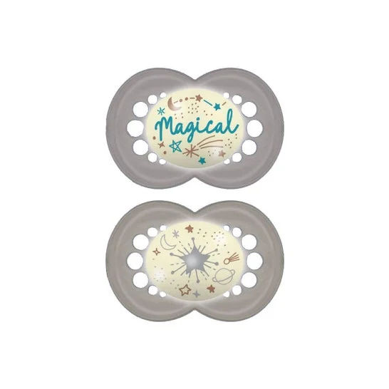 Mam Succhietto Original Night Silicone 16+ Neutro 2 Unità