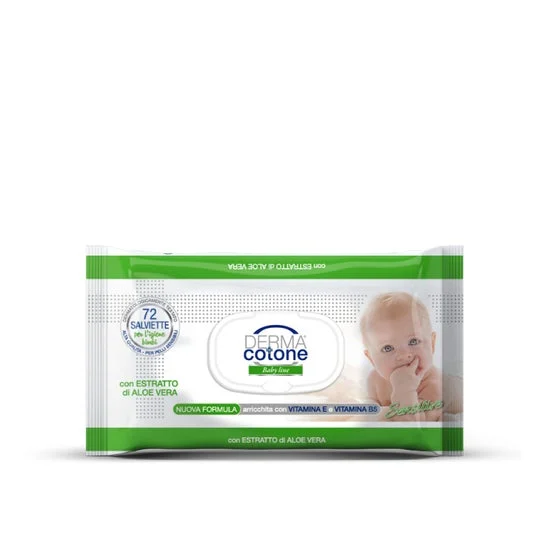 Dermacotone Salviettine Aloe Vera 72 Unità