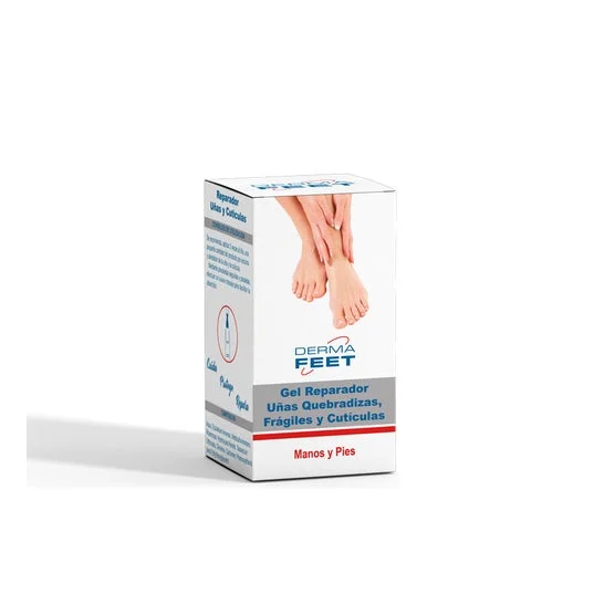 Dermafeet Gel Reparador Uñas Quebradizas Fragiles y Cuticula 15ml