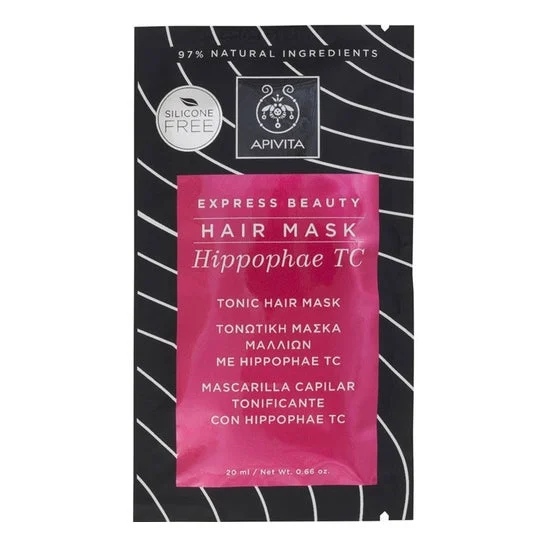 Maschera tonificante per capelli deboli 20ml Apivita Biancospino