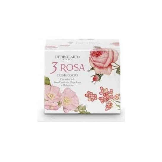 L’Erbolario 3 Rosa Crema Corpo 200ml