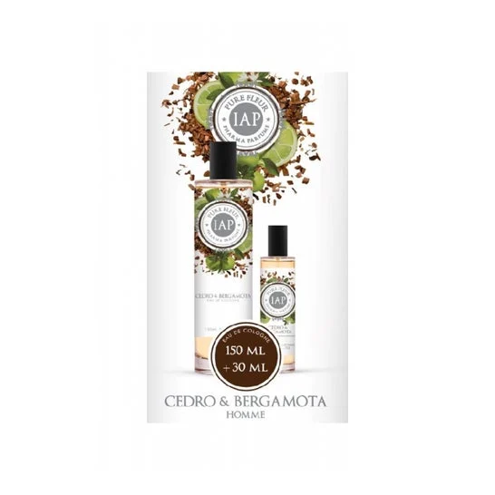 Iap Pharma Pure Fleur Agua de Colonia Cedro y Bergamota Homme 150ml + 30ml