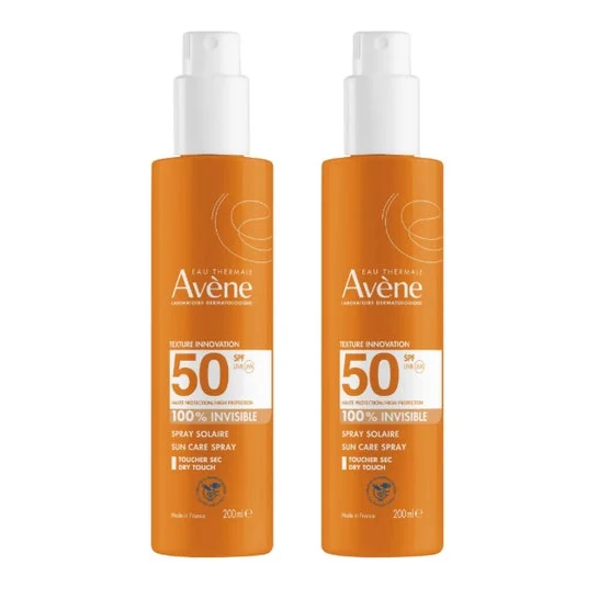Avène Pack Spray Solar SPF50+ Pieles Sensibles 2x200ml
