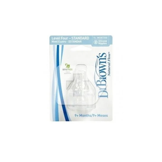 Il capezzolo in silicone del Dr Brown livello 4 2 nuvole