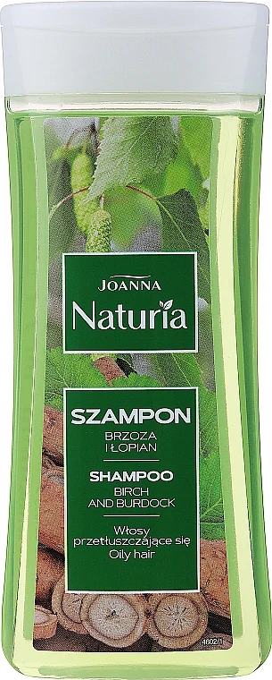 Shampoo con estratto di betulla e bardana