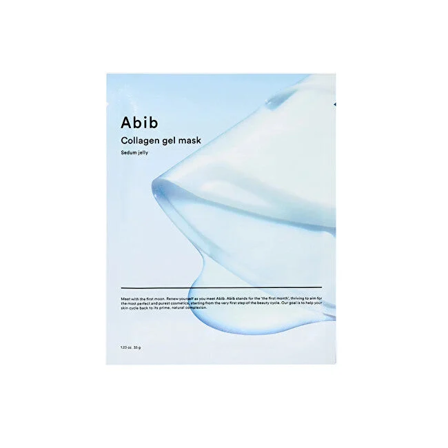 Maschera rassodante in fogli Abib Sedum Jelly (maschera in gel al collagene) 4 pezzi