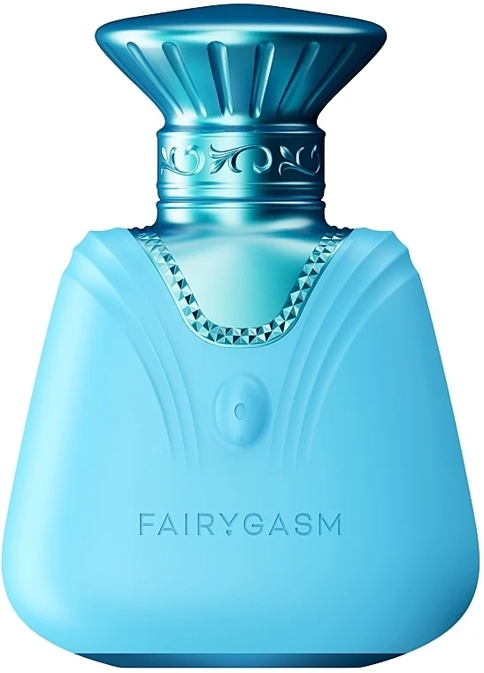 Vibratore a forma di profumo 'Kiss', blu