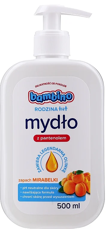 Sapone liquido per bambini al pantenolo "Mirabelle"