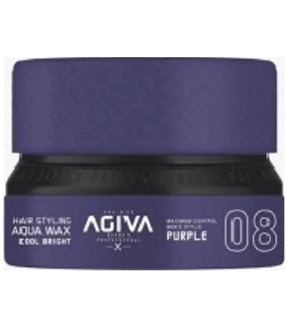 Agiva Hair Styling Aqua Wax Cool Bright Purple 08 155ml