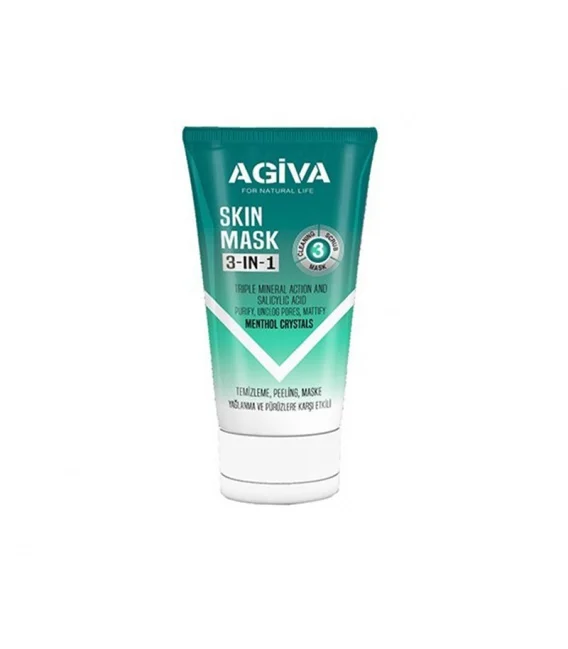 Agiva Skin Mask 3-In-1 Menthol Crystals 150ml