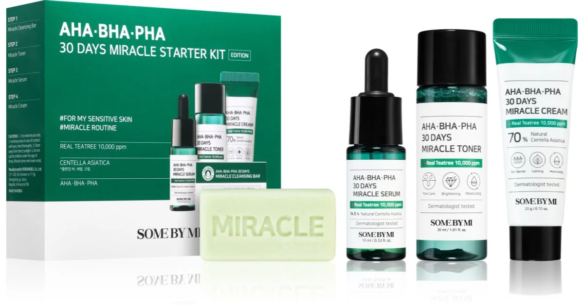 Some By Mi AHA∙BHA∙PHA 30 giorni Miracle set per pelli problematiche, acne