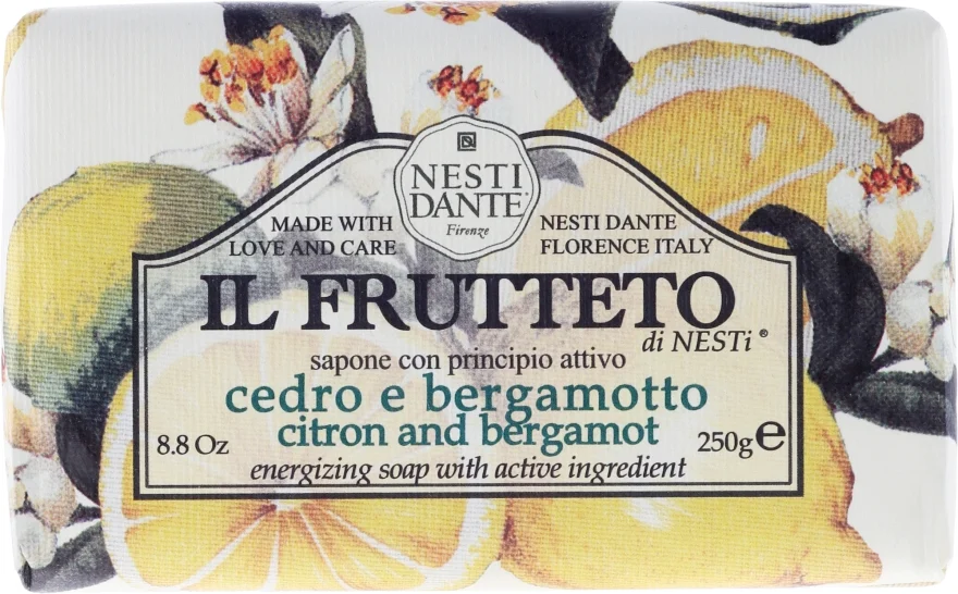 Sapone con principio attivo "Cedro e bergamotto "