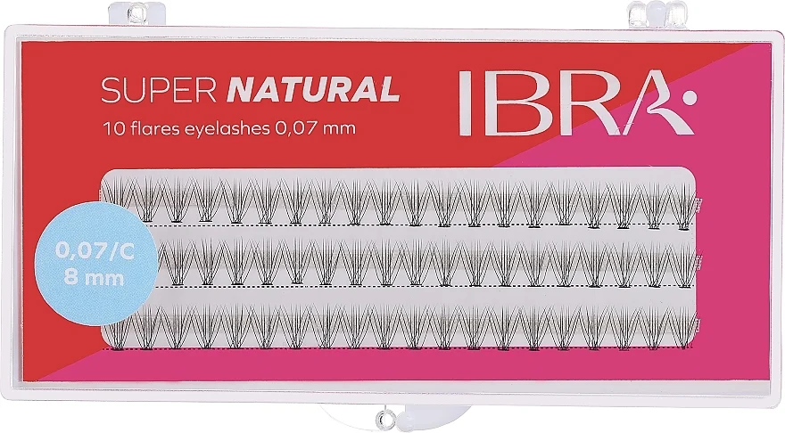 Ibra 10D Flares Eyelash Super Natural C 8 mm