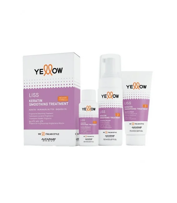 Alfaparf Yellow Kit Liss Keratin Smoothing Treatment