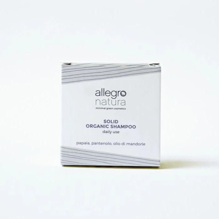 ALLEGRO NATURA Solid Organic Shampoo Daily Use – Shampoo Solido Delicato