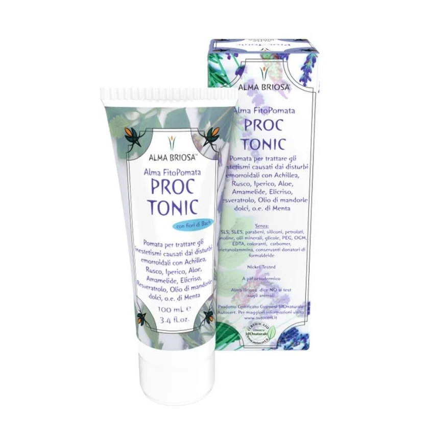 ALMA BRIOSA Fitopomata Pro Tonic – Pomata per i Disturbi Emorroidali