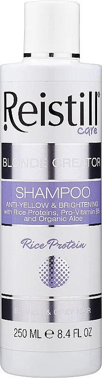 Shampoo per neutralizzare il giallo dei capelli colorati e biondi
