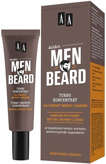 Concentrato per la crescita di barba e baffi