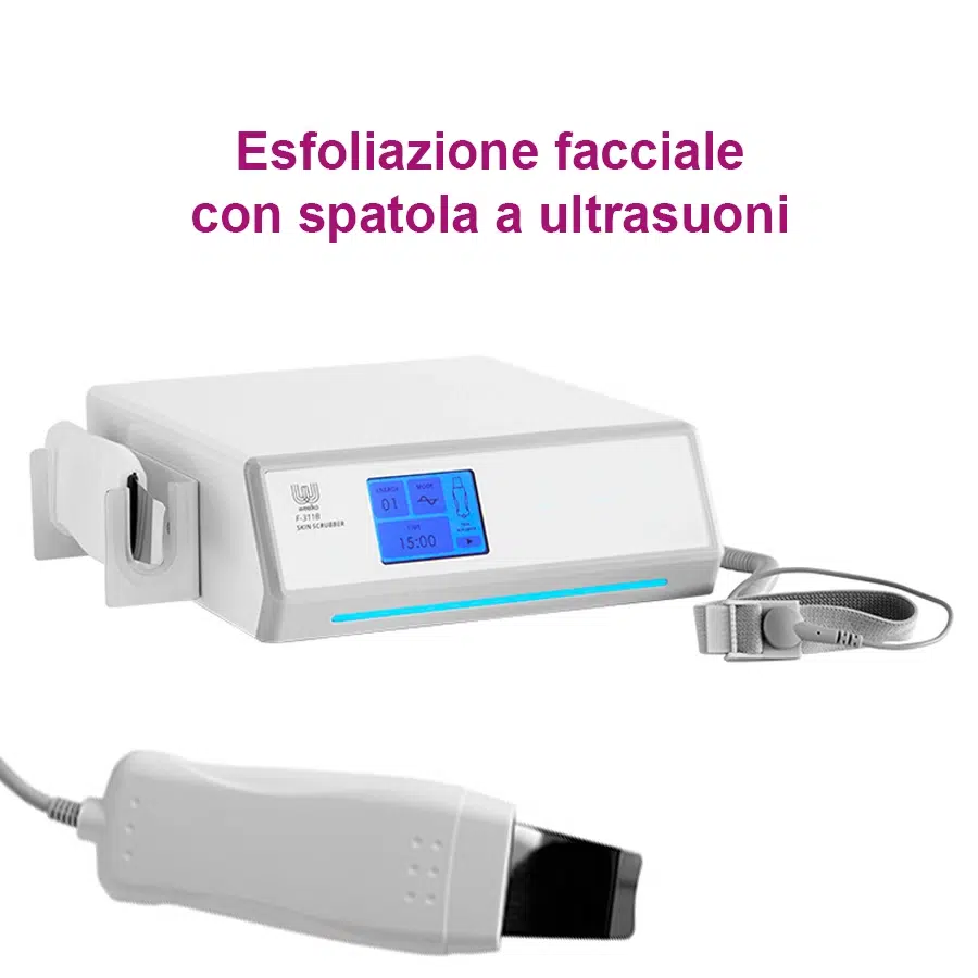 STRUMENTO DI ESFOLIAZIONE FACCIALE PER CENTRI ESTETICI  SPATOLA ULTRASUONI WEELKO F-311B