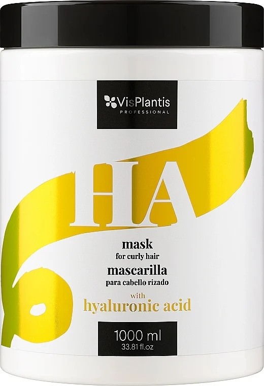 Maschera per capelli ricci con acido ialuronico