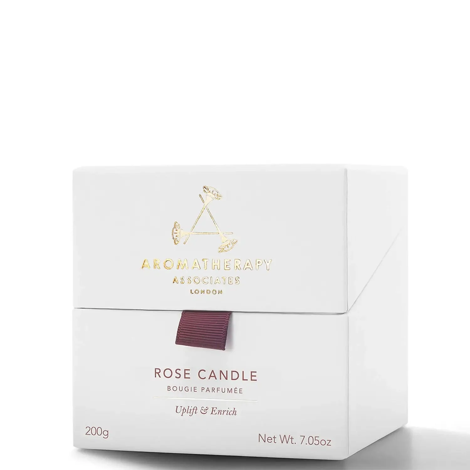 Aromatherapy Associates, Candela profumata floreale e dolce alla rosa 200g