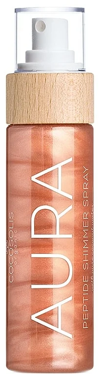 Spray peptidico scintillante per viso, corpo e capelli