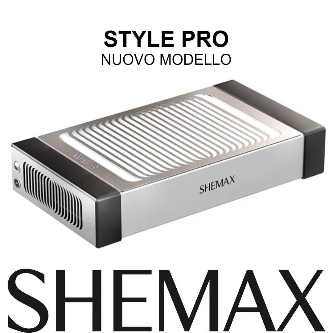 Aspiratore Shemax STYLE PRO Nero per unghie manicure Nuovo Modello