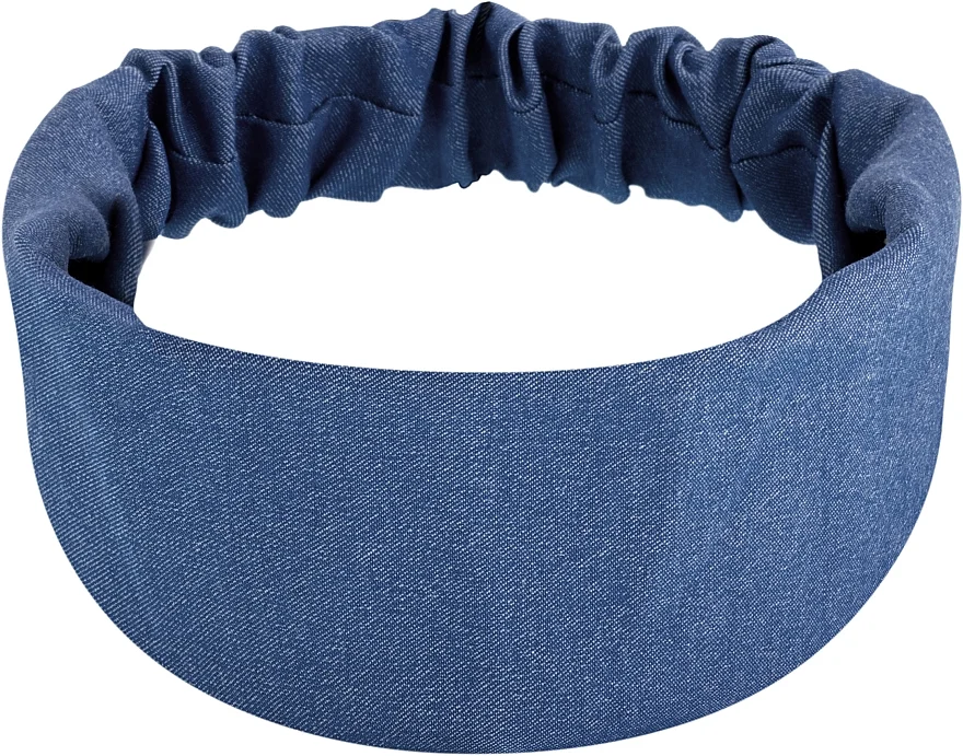Fascia per capelli, in denim dritto, blu "Denim Classic"