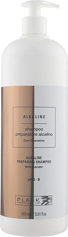 Shampoo preparatore alcalino con cheratina