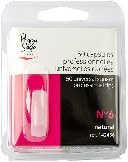 Tips quadrati universali "N. 6", 50 pz