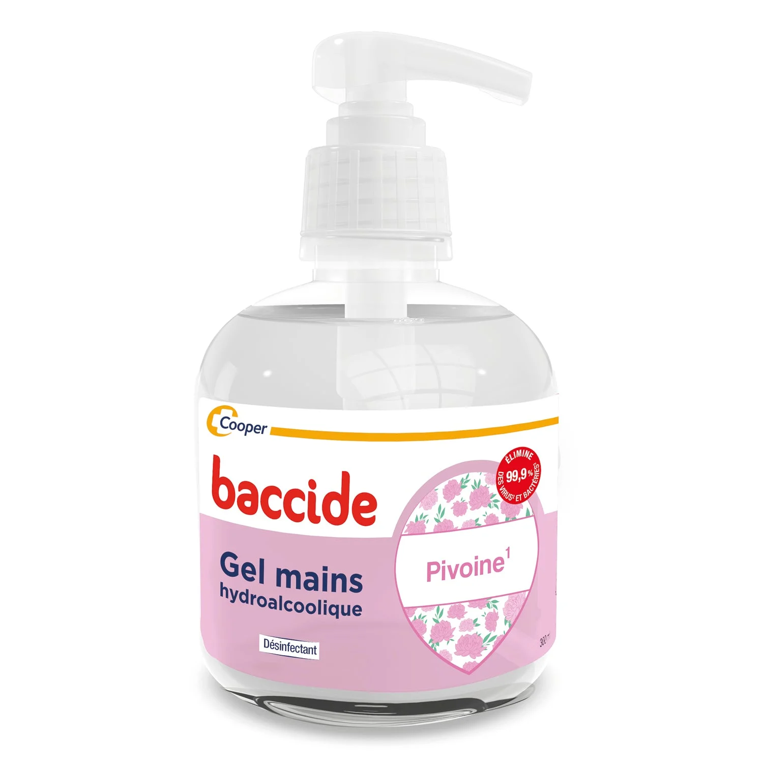 Baccide Gel Mani Disinfettante Idroalcolico Peonia Pelli Sensibili 300ml