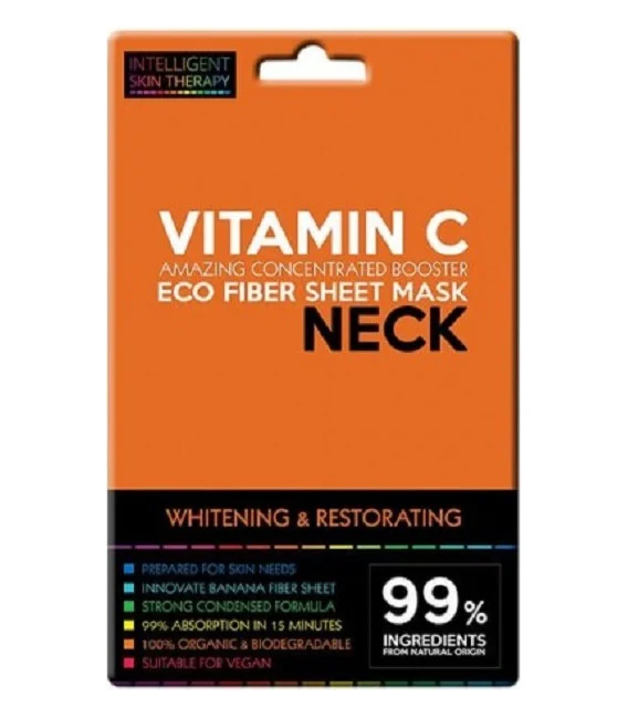Beauty Face Mask IST Neck Fibers Eco Vitamin C