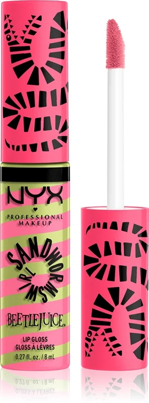 NYX Professional Makeup Beetlejuice Sandworm Swirl lucidalabbra luminoso colore 01 Pink 8 ml