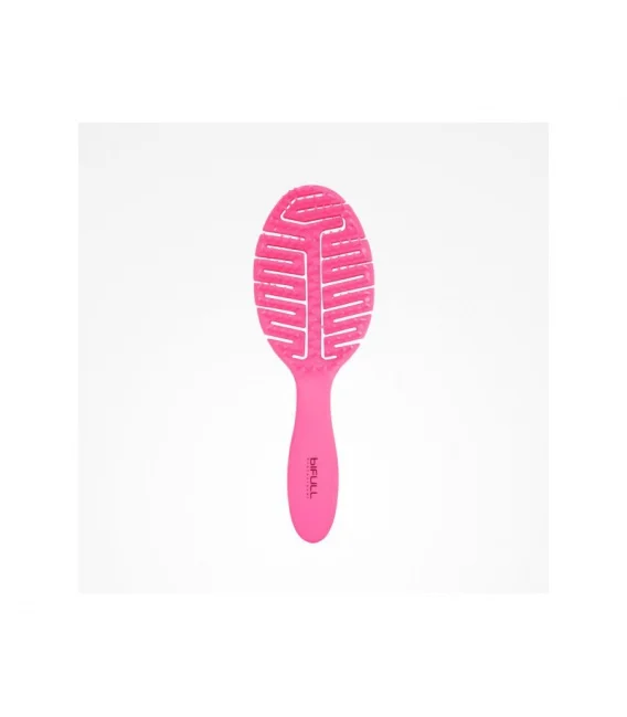 Bifull Spazzola Scheletro Detailing Fluor Leaf Rosa