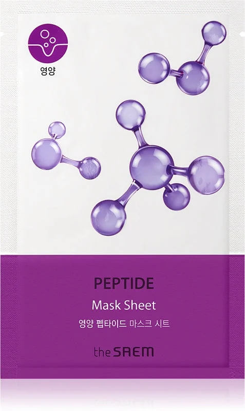 The Saem Bio Solution Peptide maschera in tessuto effetto lifting e illuminante 20 g