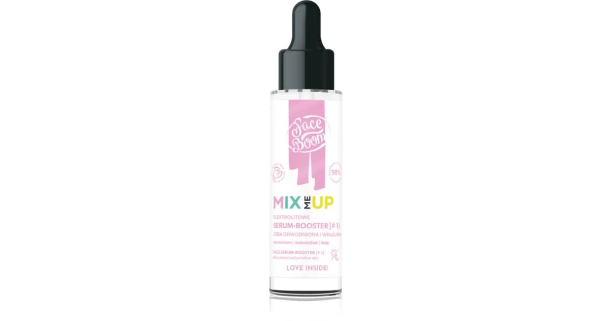 BodyBoom Mix Me Up Electrolyte Booster siero idratante per tutti i tipi di pelle 30 ml