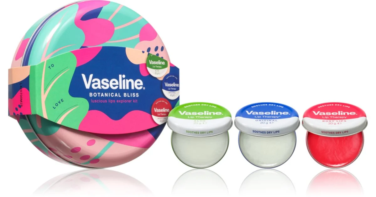 Vaseline Botanical Bliss Set confezione regalo per le labbra 3 pezzi