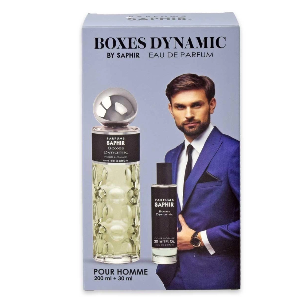 Box profumo Saphir – Boxes Dynamic uomo da 200 ml + 30 ml – Eau de parfum