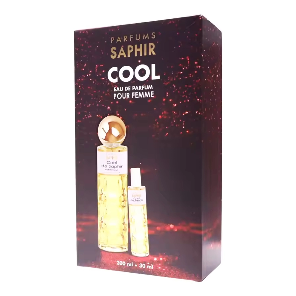 Box profumo Saphir – Cool da 200 ml + 30 ml – Eau de parfum