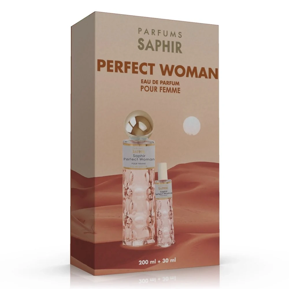Box profumo Saphir – Perfect Woman da 200 ml + 30 ml – Eau de parfum