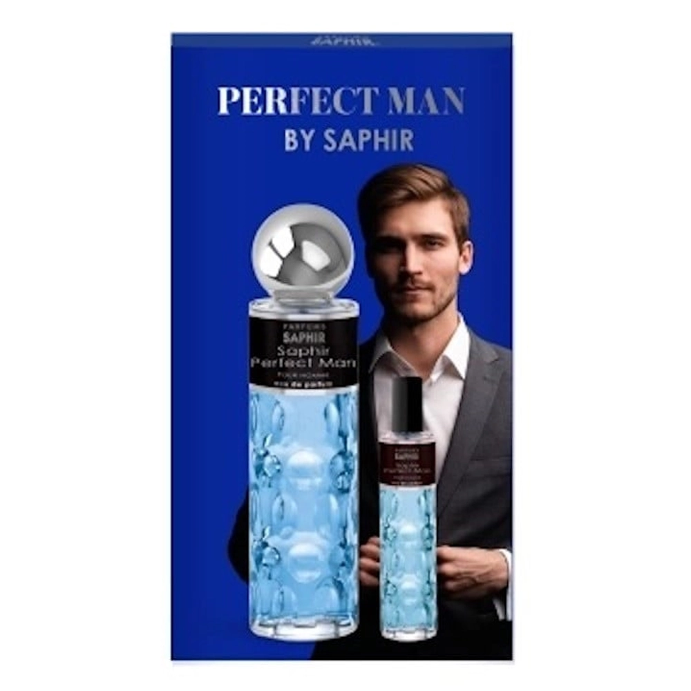 Box profumo Saphir – Perfect Man uomo da 200 ml + 30 ml – Eau de parfum