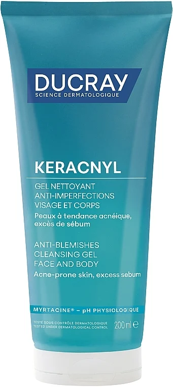 Gel detergente per pelli grasse tendenti all'acne