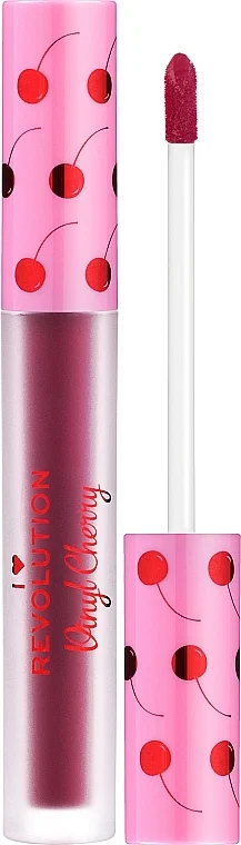 I Heart Revolution Vinyl Cherry Liquid Lipstick