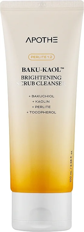 Gel esfoliante per una pelle radiosa con caolino e bakuchiol