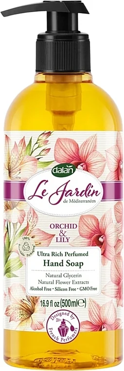 Sapone liquido profumato "Orchidea e Giglio"