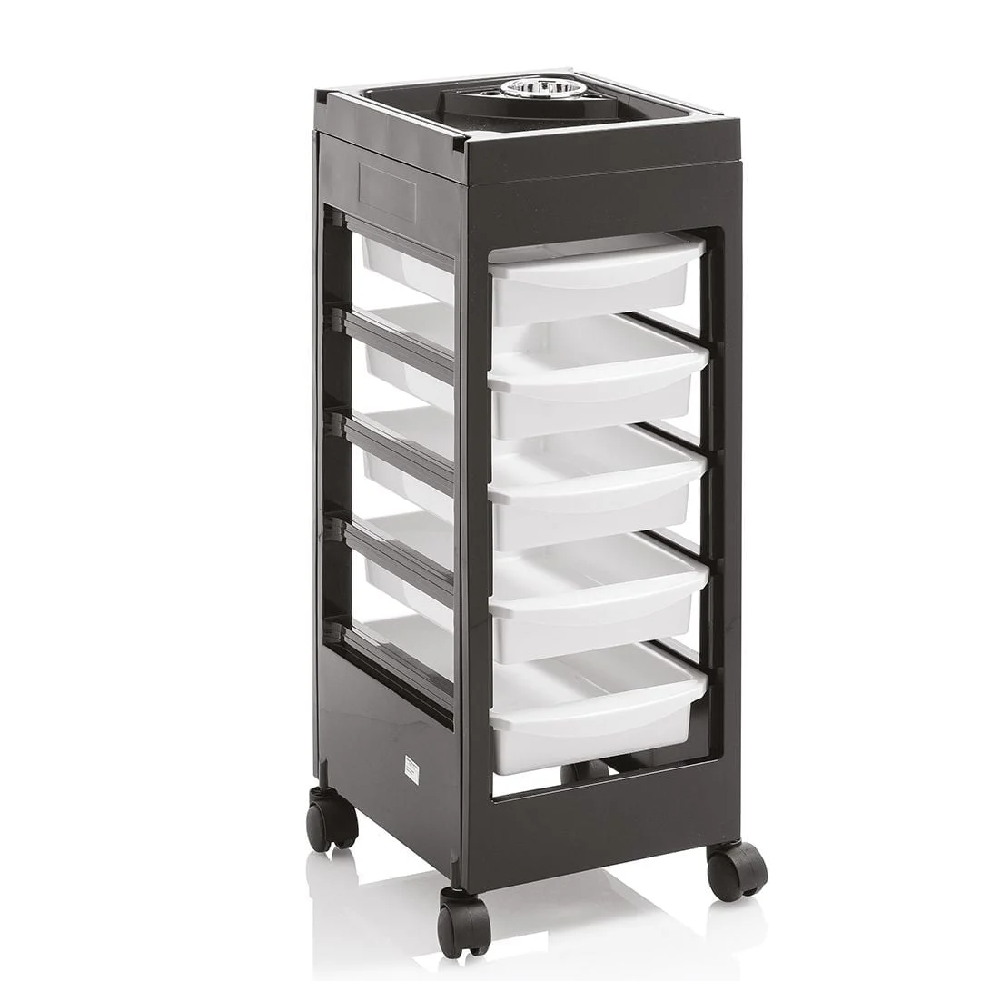 CARRELLO PER PARRUCCHIERE BARBIERE 4 CASSETTI PORTA ATTREZZI MILANO