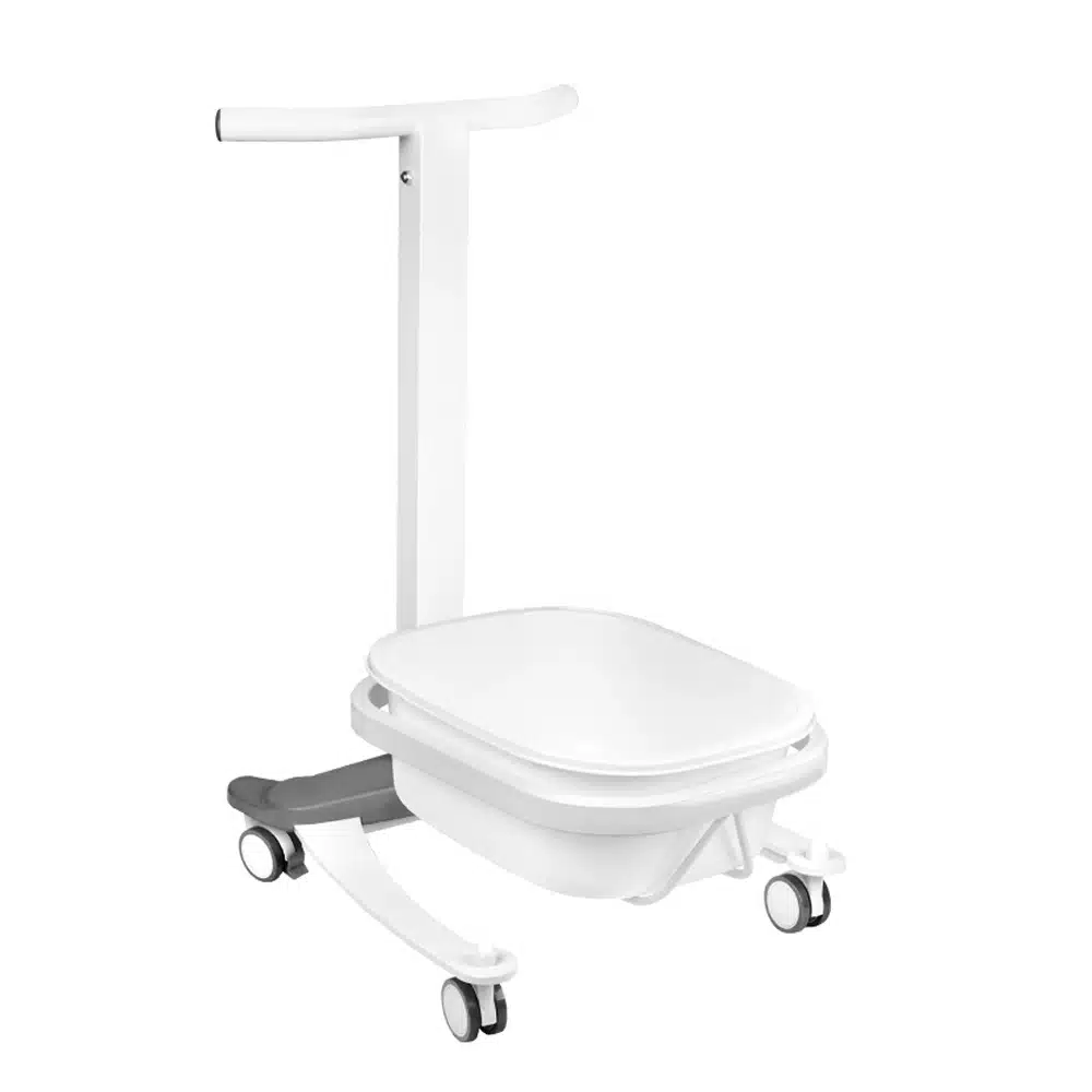 Porta vasca pedicure regolabile con struttura in acciaio – Carrello COMFORT