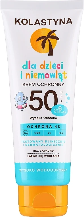 Crema solare per bambini e neonati