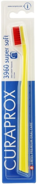 Spazzolino "Super Soft", giallo-rosso