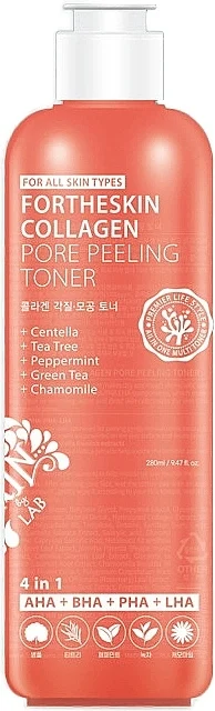 Tonico-peeling viso al collagene